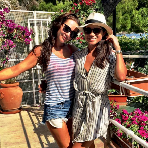 Jessica Mulroney et Meghan Markle en Italie. Août 2016.