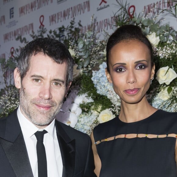 Sonia Rolland et son compagnon Jalil Lespert - Photocall de la 16ème soirée Sidaction dans la salle de réception du Pavillon d'Armenonville à Paris, France, le 26 janvier 2018. © Olivier Borde/Bestimage