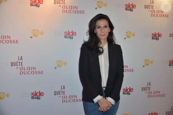Marie Drucker - Avant-première du film documentaire "La Quête d'Alain Ducasse" au cinéma du Panthéon à Paris, France, le 2 octobre 2017. © Giancarlo Gorassini/Bestimage