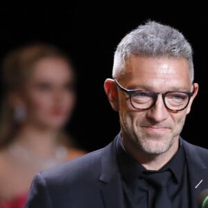 Vincent Cassel lors des Prix internationaux de musique ''BraVo'' au théâtre Bolshoi à Moscou, Russie, le 11 mars 2018.