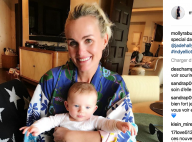 Laeticia Hallyday retrouve un grand sourire avec un beau bébé dans les bras...