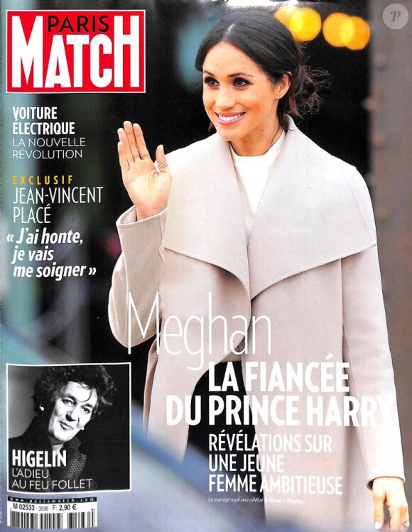 Couverture du magazine Paris Match en kiosques le 12 avril 2018
