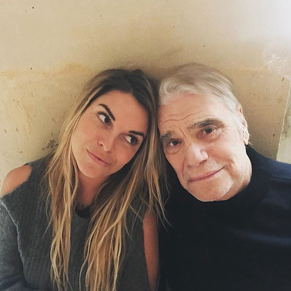 Sophie Tapie épaule son père Bernard Tapie dans son combat contre le cancer, photo Instagram le 13 février 2018.