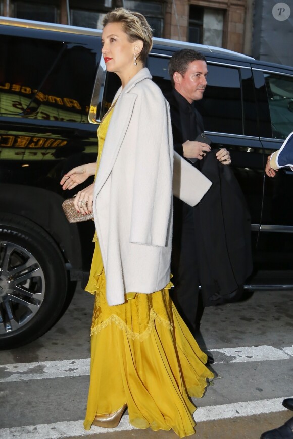 Kate Hudson - Les célébrités arrivent à une soirée qui est censé être le mariage de Gwyneth Paltrow et de son fiancé Brad Falchuk à Los Angeles le 14 avril 2018.
