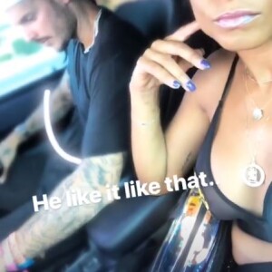 M. Pokora et Christina Milian au festival de Coachella. Instagram, 15 avril 2018.
