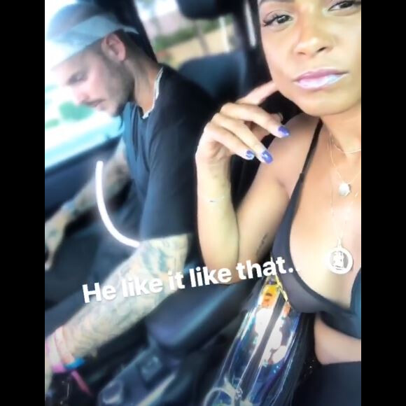 M. Pokora et Christina Milian au festival de Coachella. Instagram, 15 avril 2018.