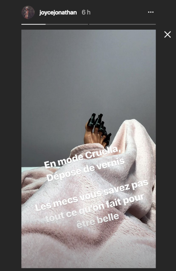 Joyce Jonathan se dévoile sur Instagram, le 16 avril 2018.