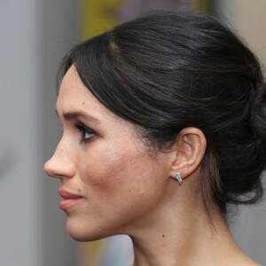 Meghan Markle au côté du prince Harry lors de la réception du Women's Empowerment, à Londres le 19 avril 2018. 