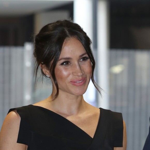 Meghan Markle au côté du prince Harry lors de la réception du Women's Empowerment, à Londres le 19 avril 2018. 