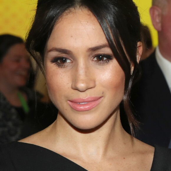 Meghan Markle au côté du prince Harry lors de la réception du Women's Empowerment, à Londres le 19 avril 2018. 