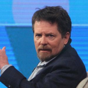 Michael J. Fox sur le plateau de "Good Morning America" à New York, le 4 avril 2018.