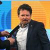 Michael J. Fox sur le plateau de "Good Morning America" à New York, le 4 avril 2018.
