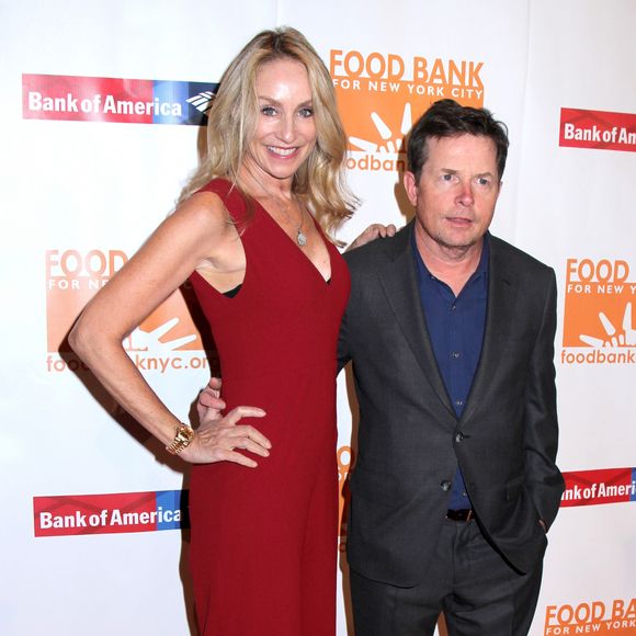 Tracy Pollan et Michael J. Fox - Dîner "Can Do Awards 2017" de la fondation Food Bank for New York au Cipriani Wall Street. Le 19 avril 2017.