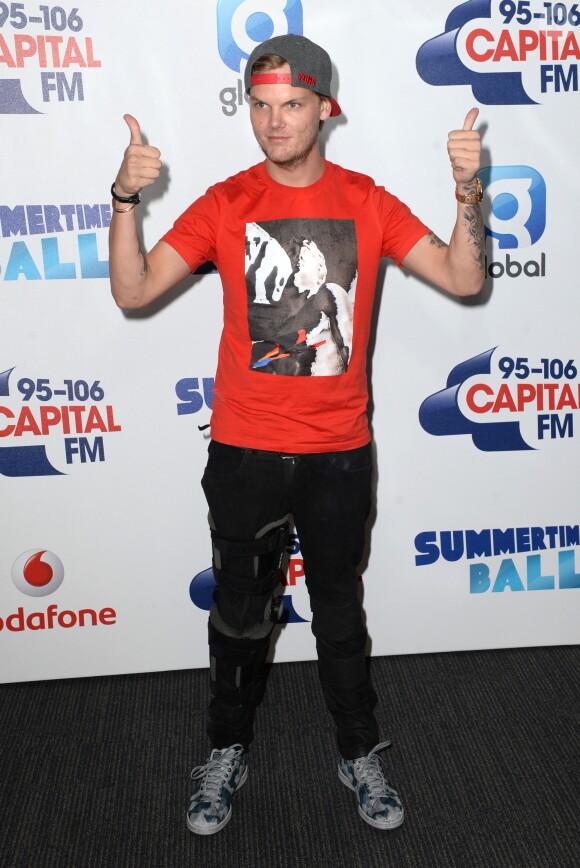 Avicii au Capital FM's Summertime Ball le 6 juin 2015.