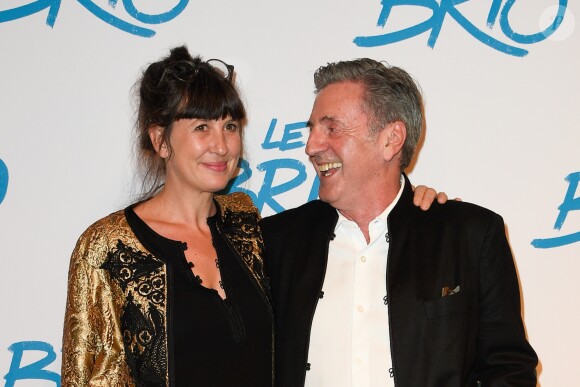 Daniel Auteuil et sa femme Aude Ambroggi - Avant-première du film "Le Brio" au cinéma Gaumont Opéra à Paris, le 21 novembre 2017. © Coadic Guirec/Bestimage