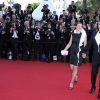 Daniel Auteuil et Aude Ambroggi - Montée des marches du film "La Venus à la fourrure" lors du 66e festival du film de Cannes. Le 25 mai 2013