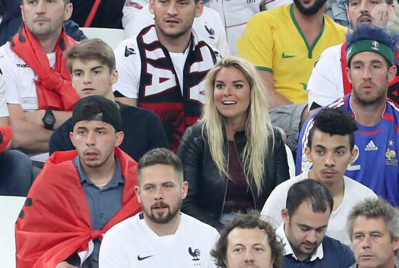 Sophie Tapie (la fille de Bernard Tapie) au match de l'Euro 2016 France-Albanie au Stade Vélodrome à Marseille, le 15 juin 2016. © Cyril Moreau/Bestimage