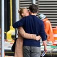 Exclusif - Claire Danes et son mari Hugh Dancy à New York, le 25 avril 2017.