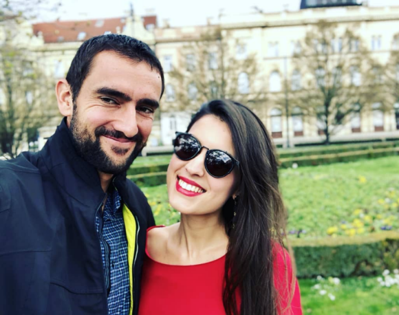Marin Čilić et sa compagne Kristina Milković lors de Pâques 2018, photo Instagram. Le couple s'est marié le 28 avril 2018 en Croatie à Cavtat, dans la municipalité de Konavle, quelques kilomètres au sud de Dubrovnik.