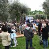 Exclusif - Ambiance - Christian Estrosi (le maire de Nice) et sa femme Laura Tenoudji ont fêté en famille le 1er mai dans les jardins de Cimiez pour la Fête des Mai à Nice, le 1er mai 2018. © Bruno Bebert/Bestimage