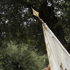 Exclusif - Ambiance - Christian Estrosi (le maire de Nice) et sa femme Laura Tenoudji ont fêté en famille le 1er mai dans les jardins de Cimiez pour la Fête des Mai à Nice, le 1er mai 2018. © Bruno Bebert/Bestimage