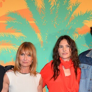 Waël Sersoub, Marie-Josée Croze, Axelle Laffont, Virginie Ledoyen, Matthias Dandois et Victor Meutelet - Avant-première du film "MILF" au cinéma Gaumont-Opéra à Paris, France, le 17 avril 2018. © Veeren/Bestimage