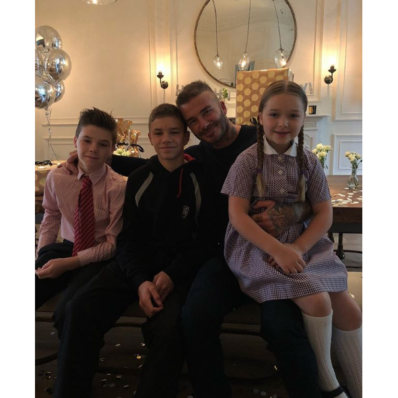 Ce 2 mai 2018, David Beckham fête ses 43 ans entouré de sa famille.