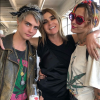 Cara Delevingne, Carine Roitfeld et Paris Jackson à New York, ce 2 mai 2018.