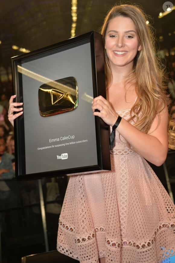 Exclusif - Emma CakeCup (Emma Caritz) - Salon "Get Beauty Paris", le rendez-vous des youtubeurs Mode et Beauté au parc floral de Paris, le 3 juin 2017. © Veeren/Bestimage