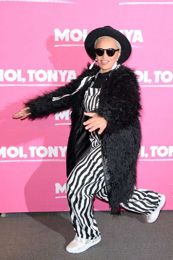 La chanteuse Lââm - Avant-première du film "Moi, Tonya" au cinéma l'UGC Normandie à Paris le 15 janvier 2018. © Coadic Guirec/Bestimage