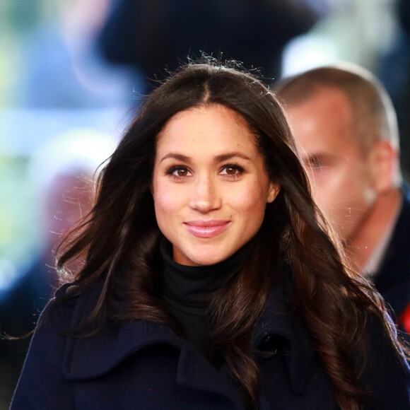 Le prince Harry et sa fiancée Meghan Markle arrivent au "Nottingham Contemporary" pour la journée mondiale de la lutte contre le Sida à Nottingham à l'occasion de leur première visite officielle depuis leurs Fiançailles à Nottingham le 1er decembre 2017.