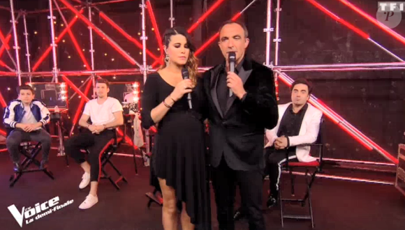 Karine Ferri et Nikos Aliagas - "The Voice 7", samedi 5 mai 2018, TF1