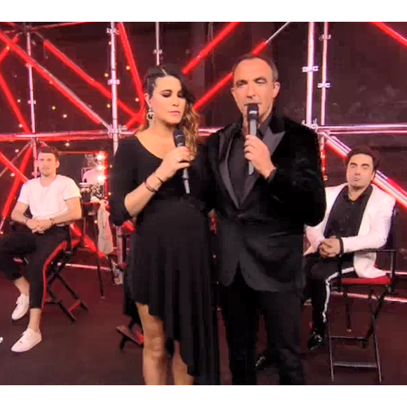 Karine Ferri et Nikos Aliagas - "The Voice 7", samedi 5 mai 2018, TF1