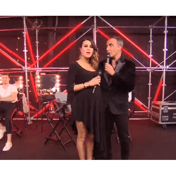 Karine Ferri et Nikos Aliagas - "The Voice 7", samedi 5 mai 2018, TF1