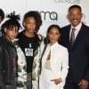 Will Smith, Jada Pinkett et leurs enfants Willow Smith, Jaden Smith et Trey Smith - Célébrités arrivant au 26ème EMA Awards au studio de la Warner à Burbank le 22 octobre 2016