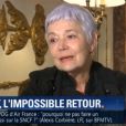  Csilla   Rady, la mère de Kristina Rady (ex-compagne de Bertrand Cantat qui s'est donné la mort en 2010), interviewée pour BFMTV le 7 mai 2018. 