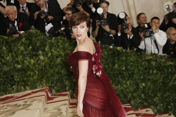 Scarlett Johansson au Met Gala à New York, le 7 mai 2018  © Charles Guerin / Bestimage