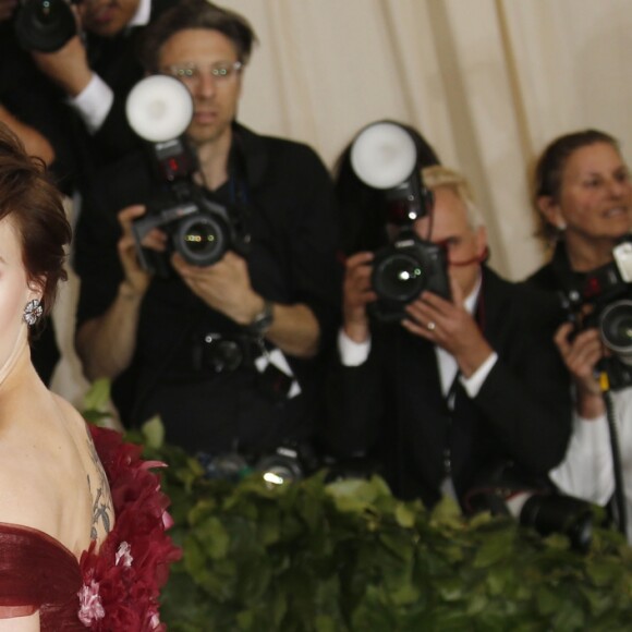 Scarlett Johansson au Met Gala à New York, le 7 mai 2018  © Charles Guerin / Bestimage