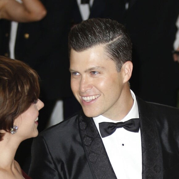 Scarlett Johansson et son compagnon Colin Jost au Met Gala à New York, le 7 mai 2018  © Charles Guerin / Bestimage