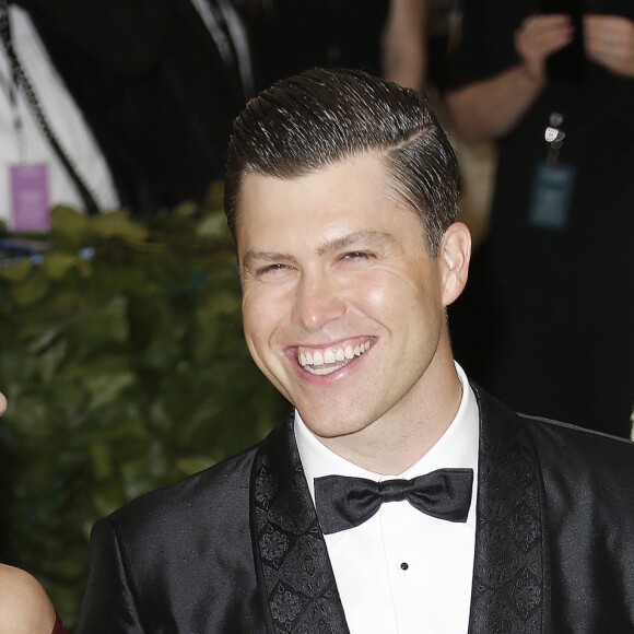 Scarlett Johansson et son compagnon Colin Jost au Met Gala à New York, le 7 mai 2018  © Charles Guerin / Bestimage