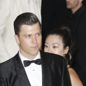 Scarlett Johansson et son compagnon Colin Jost au Met Gala à New York, le 7 mai 2018  © Charles Guerin / Bestimage