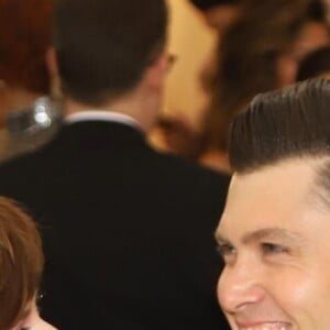 Scarlett Johansson et son compagnon Colin Jost au Met Gala à New York, le 7 mai 2018