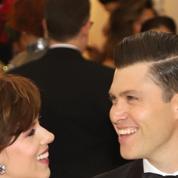 Scarlett Johansson et son compagnon Colin Jost au Met Gala à New York, le 7 mai 2018