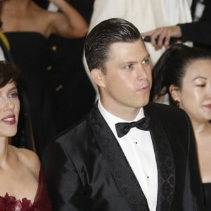 Scarlett Johansson et son compagnon Colin Jost au Met Gala à New York, le 7 mai 2018  © Charles Guerin / Bestimage