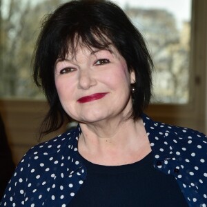 Maurane - Remise de la médaille Grand Vermeil de la Ville de Paris dans les salons de la Mairie à Michel Legrand à Paris. Le 22 janvier 2015.