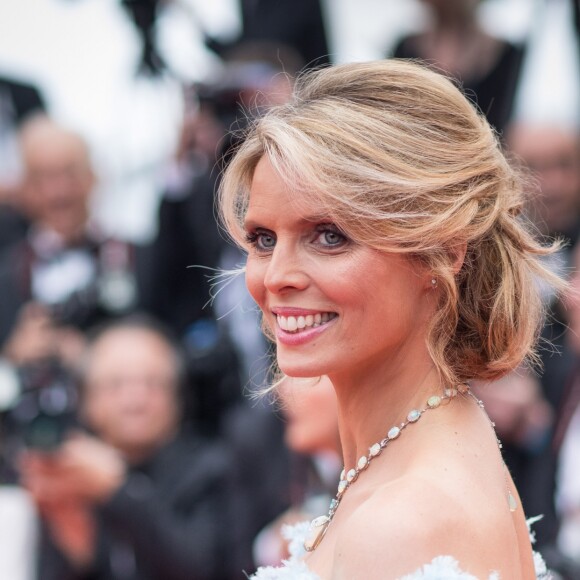 Sylvie Tellier (enceinte) - Montée des marches du film « Plaire, aimer et courir vite » lors du 71ème Festival International du Film de Cannes. Le 10 mai 2018 © Borde-Jacovides-Moreau/Bestimage