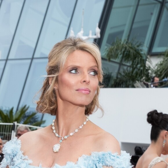 Sylvie Tellier (enceinte) - Montée des marches du film « Plaire, aimer et courir vite » lors du 71ème Festival International du Film de Cannes. Le 10 mai 2018 © Borde-Jacovides-Moreau/Bestimage