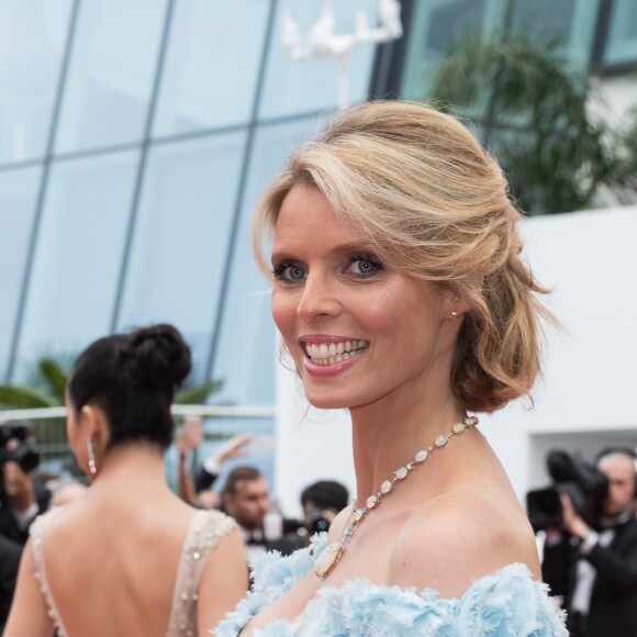 Sylvie Tellier (enceinte) - Montée des marches du film « Plaire, aimer et courir vite » lors du 71ème Festival International du Film de Cannes. Le 10 mai 2018 © Borde-Jacovides-Moreau/Bestimage