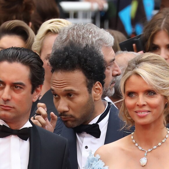 Sylvie Tellier (enceinte) et son mari Laurent - Montée des marches du film « Plaire, aimer et courir vite » lors du 71ème Festival International du Film de Cannes. Le 10 mai 2018 © Borde-Jacovides-Moreau/Bestimage