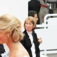 Sylvie Tellier (enceinte) et son mari Laurent - Montée des marches du film « Plaire, aimer et courir vite » lors du 71ème Festival International du Film de Cannes. Le 10 mai 2018 © Borde-Jacovides-Moreau/Bestimage